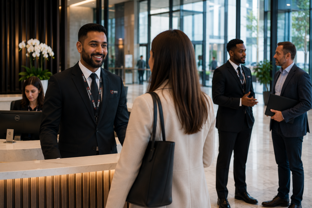 Front-of-house security professional